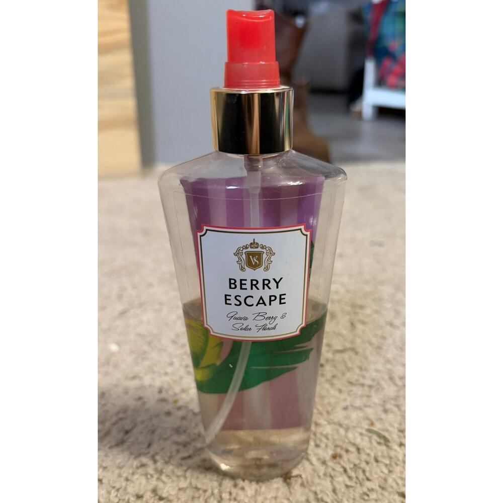 Discontinued Victoria's Secret Body Spray Berry‎ Escape 50% full